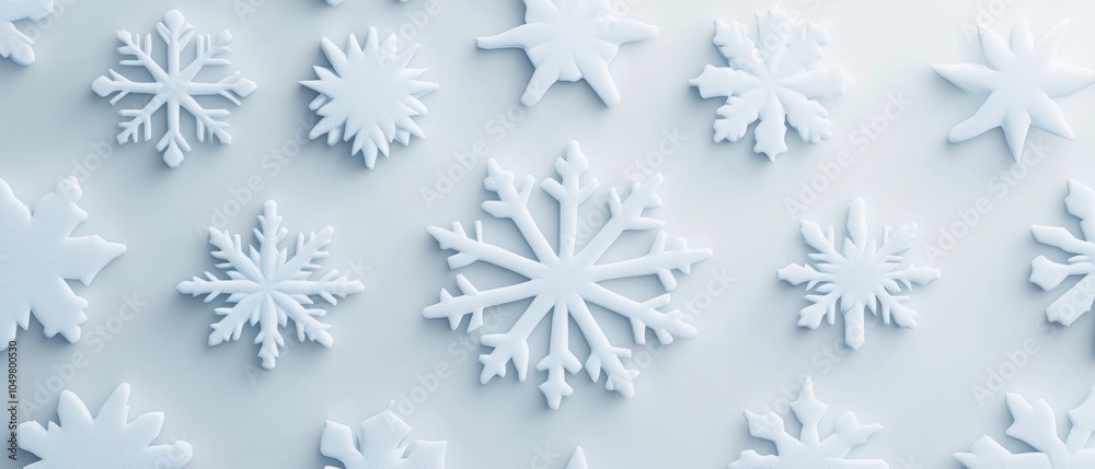 A snowflake pattern is shown in white A snowflake pattern is shown in white