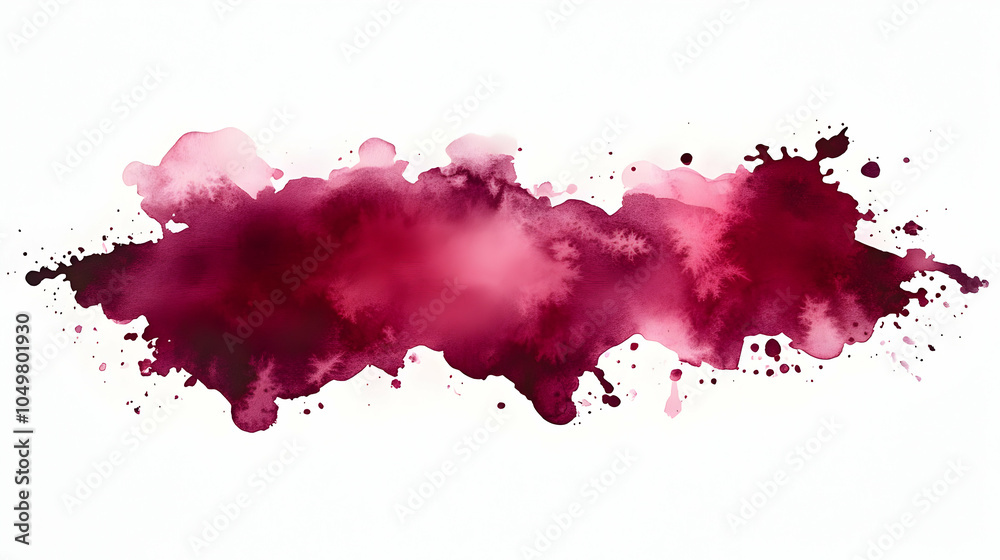 Abstract Watercolor Background - Crimson Red Splatter Abstract Watercolor Background - Crimson Red Splatter