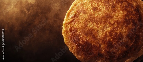 Brown fried pancake texture...