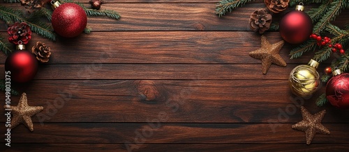 Christmas decorations on a ...
