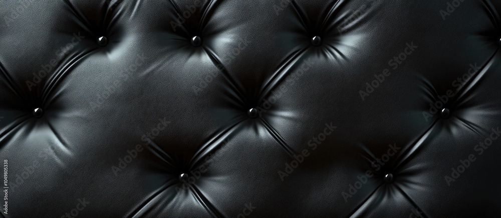 Fototapeta premium Background with a texture of black leather. with copy space image. Place for adding text or design