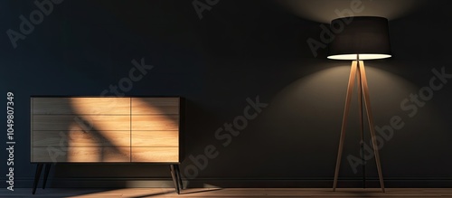 Interior of a chic room fea...
