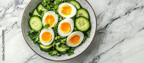 Healthy bowl featuring cucu...