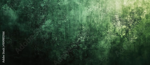Green painted backdrop with...
