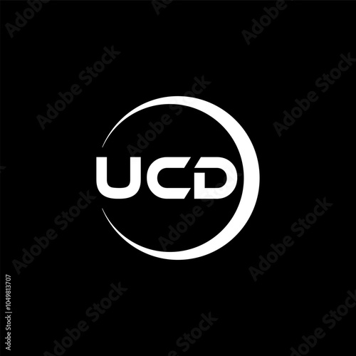 UCD Letter Logo Design, Inspiration for a Unique Identity. Modern Elegance and Creative Design. Watermark Your Success with the Striking this Logo. photo