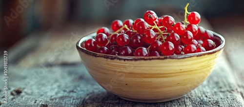 Bowl of freshly picked red ...