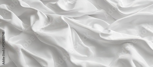 White bedsheet fabric backd...