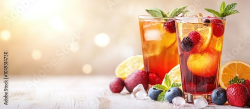 Refreshing beverages tasty ...
