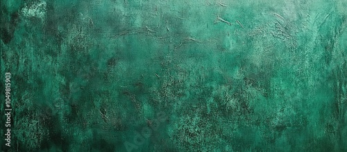 Green painted backdrop with...