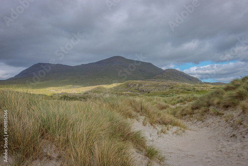 Doovilra, Ireland - June 29 2024 "Silver Strand Beach in west Ireland"