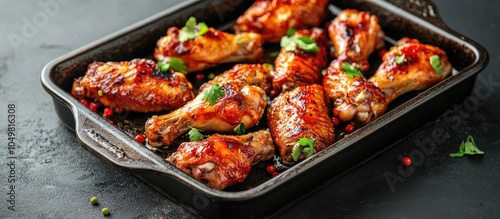 Asian style baked chicken w...
