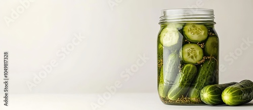 Fermented vegetables A glas...