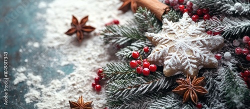 Christmas tree decorated wi...