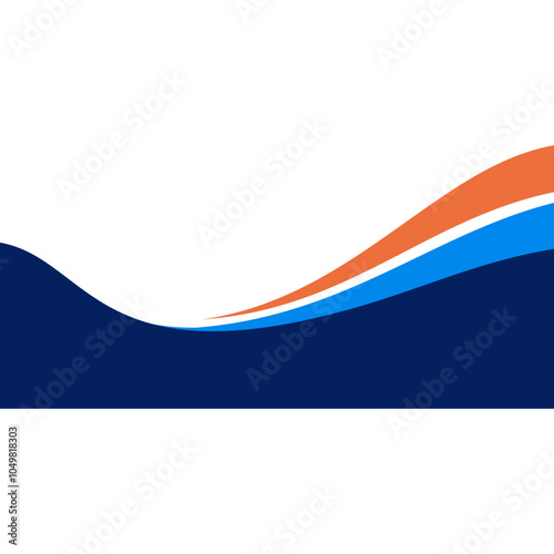 Free Download Business Wave Footer - GFXLoad