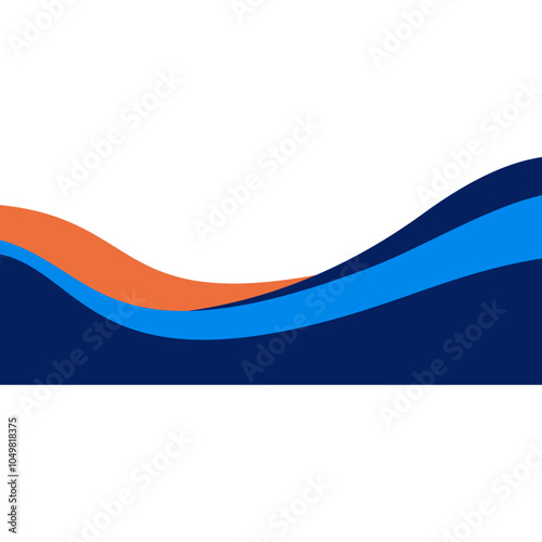 Free Download Business Wave Footer - GFXLoad