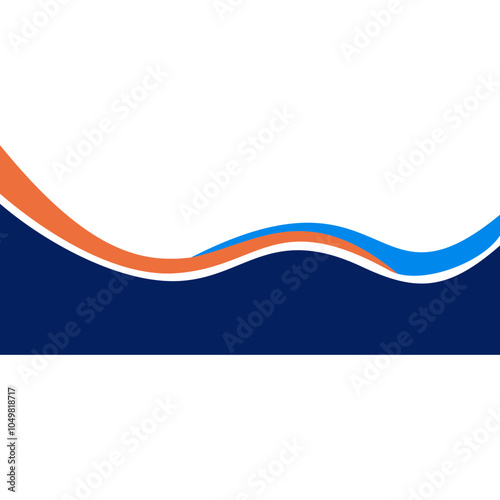 Free Download Business Wave Footer - GFXLoad