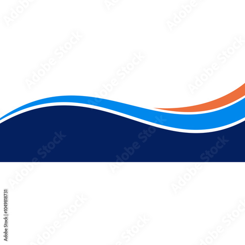 Free Download Business Wave Footer - GFXLoad