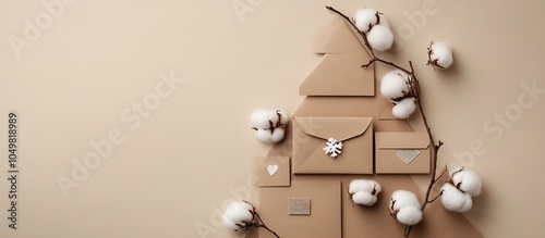 Holidays flatlay arranged i...