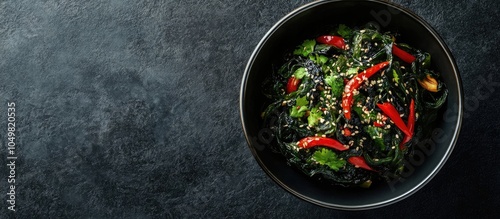 Japanese seaweed konjac sti...
