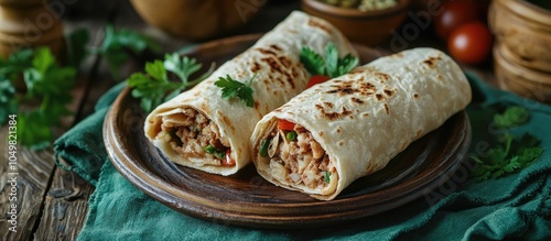 Shaurma in Armenian lavash ...