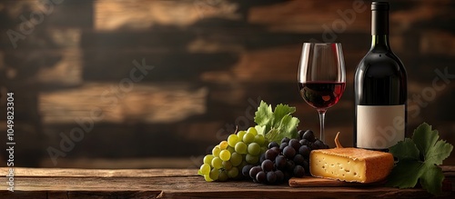 Arrangement of wine fresh g...
