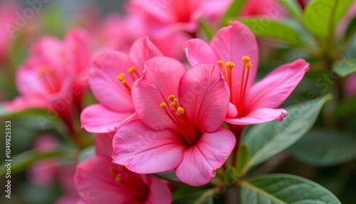  Vibrant pink flowers in bloom