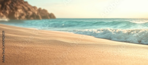 calm and soothing sandy bea...