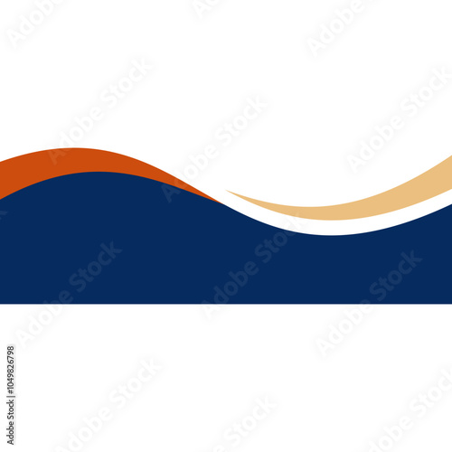 Free Download Business Wave Footer - GFXLoad