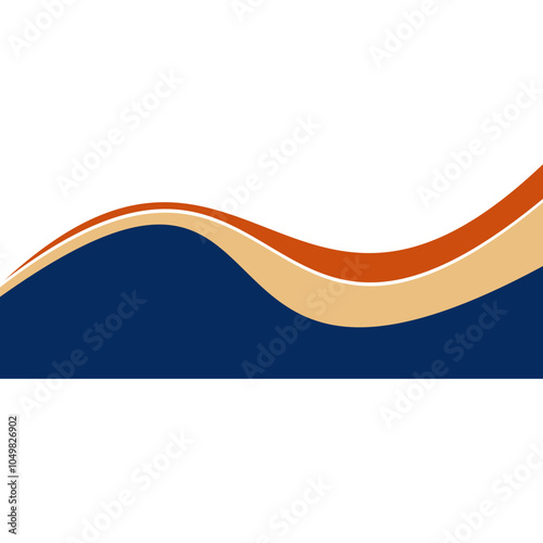Free Download Business Wave Footer - GFXLoad
