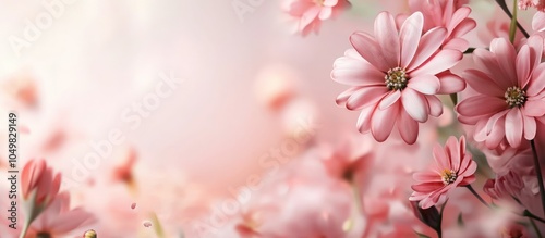 spring blooming flower back...