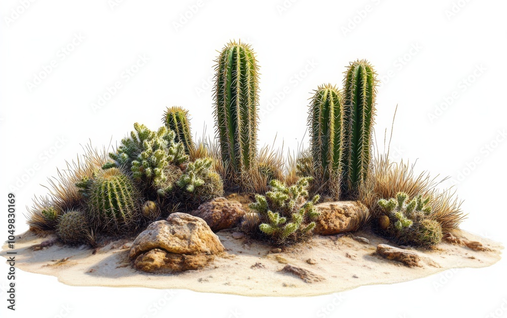 Cactus on a clean white background Cactus on a clean white background