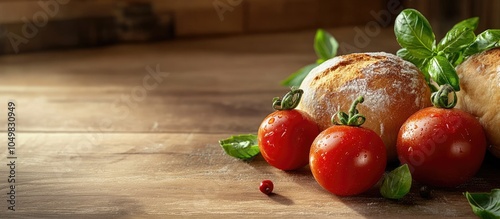 Cherry tomatoes accompanied...
