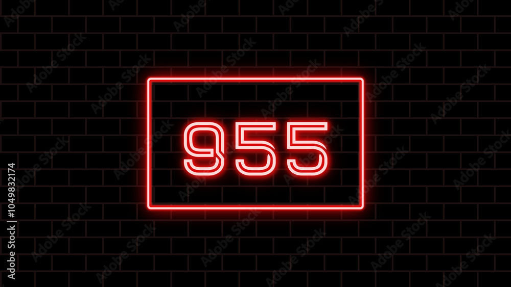 955年のネオン文字 955年のネオン文字