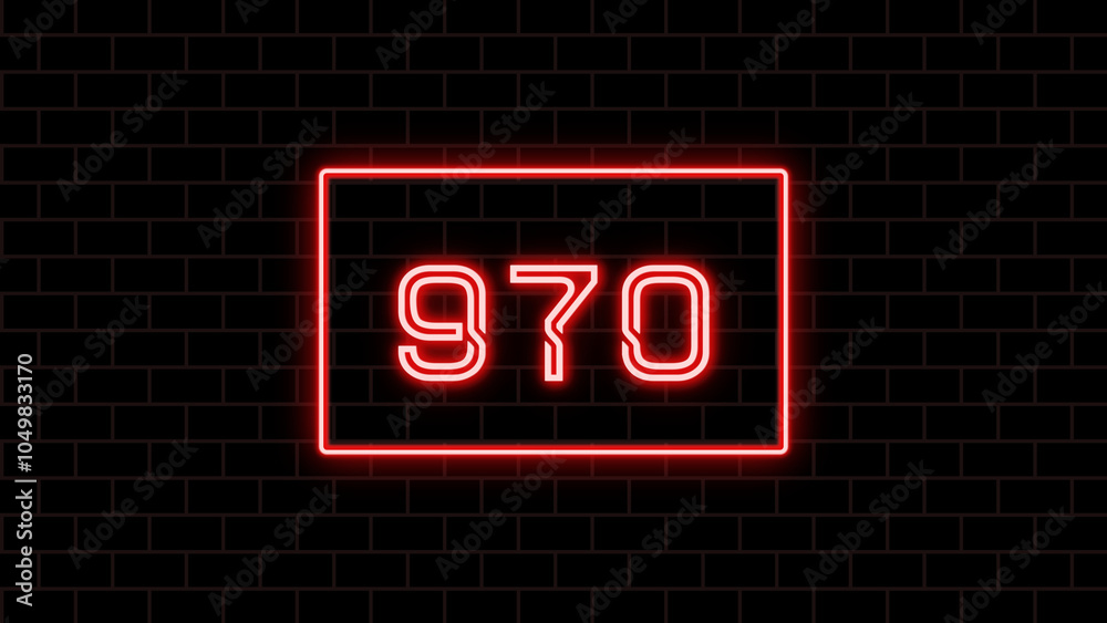 970年のネオン文字 970年のネオン文字