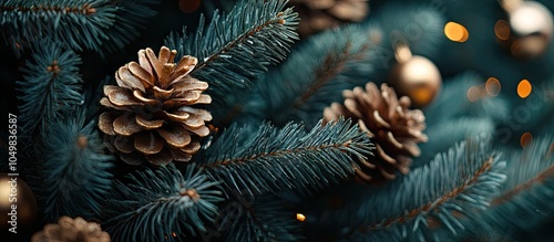 Close up of a Christmas tre...