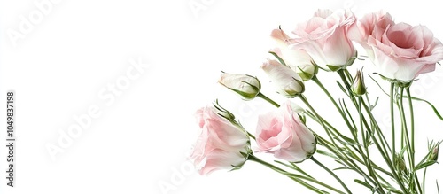 Bouquet of eustoma flowers ...