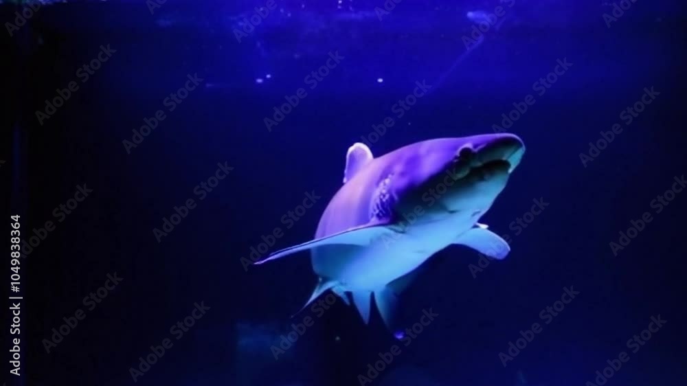 shark in aquarium swimming aggressively shark in aquarium swimming aggressively