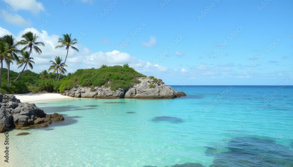 Paradise Found A serene tropical beach Paradise Found A serene tropical beach