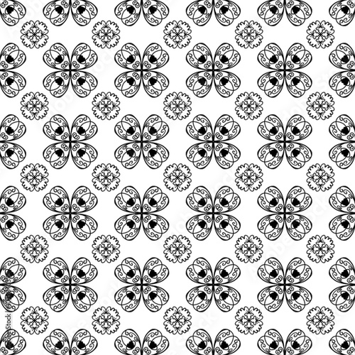 black and white pattern