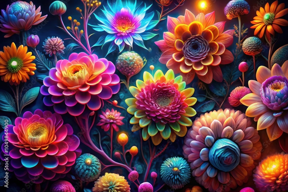 Colorful flower background Colorful flower background