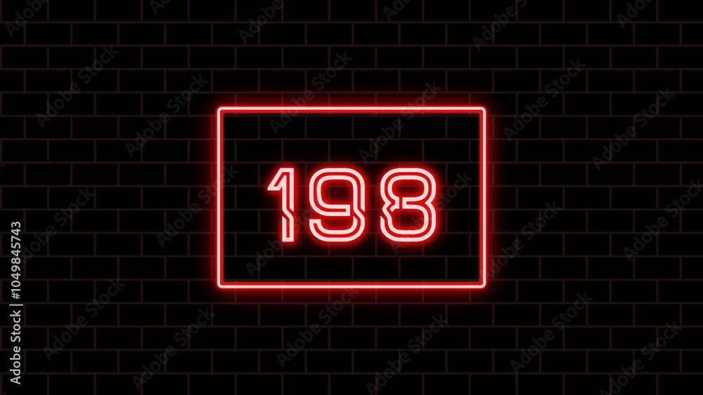 198年のネオン文字 198年のネオン文字