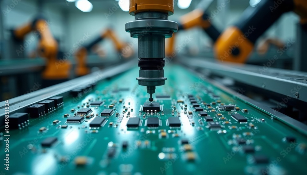 Robotic precision in electronics manufacturing Robotic precision in electronics manufacturing