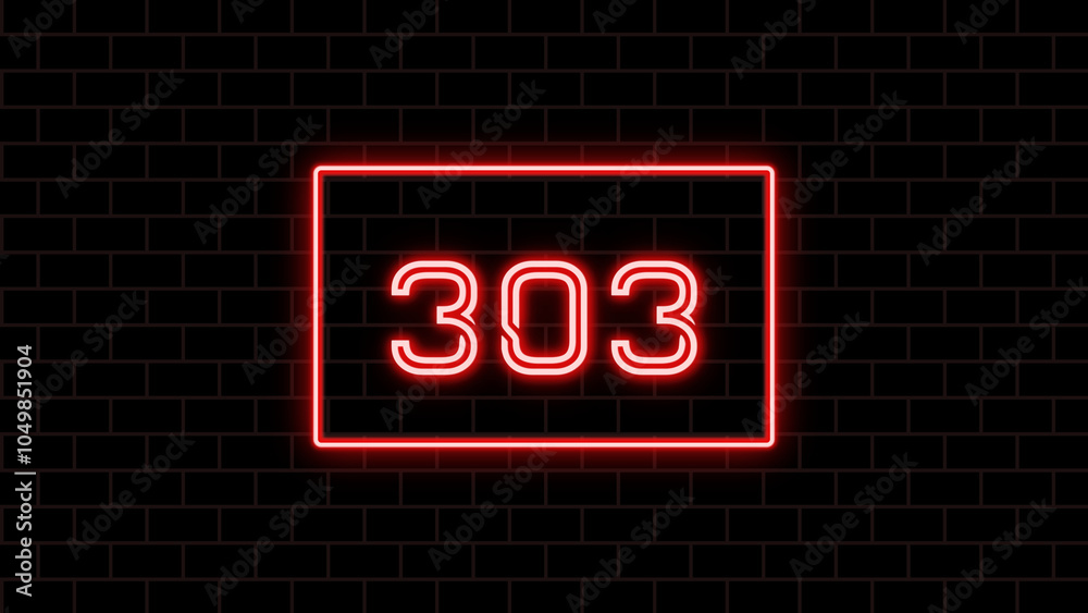 303年のネオン文字 303年のネオン文字