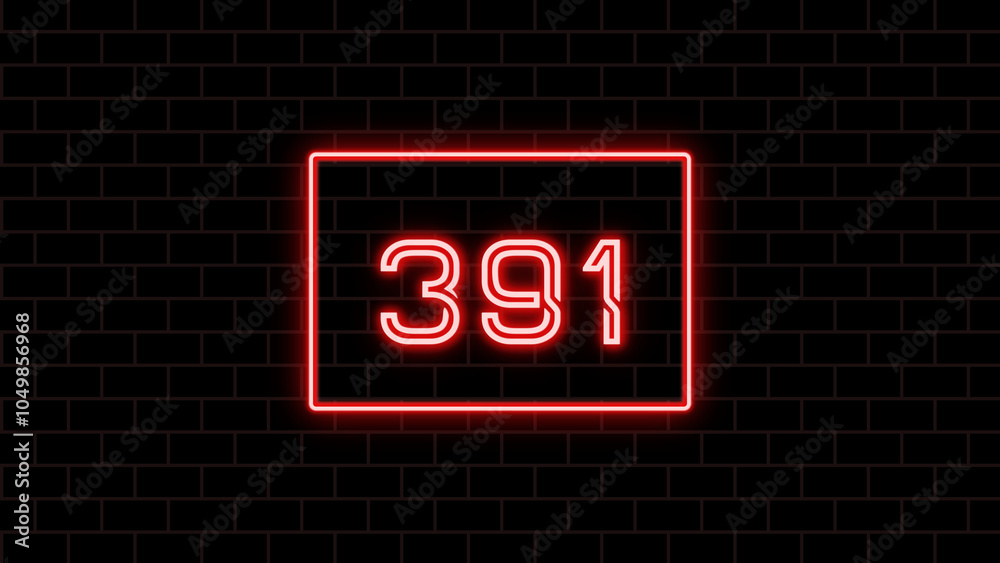 391年のネオン文字 391年のネオン文字