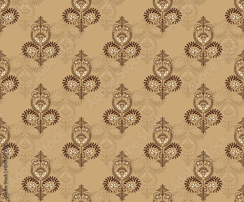 seamless damask pattern