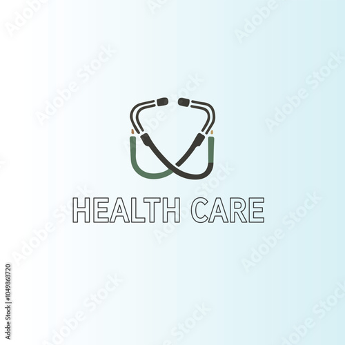 Health care medical vector logo design photo