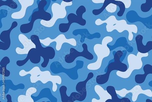 camouflage abstract illustration seamless pattern vector textile digitally generated image