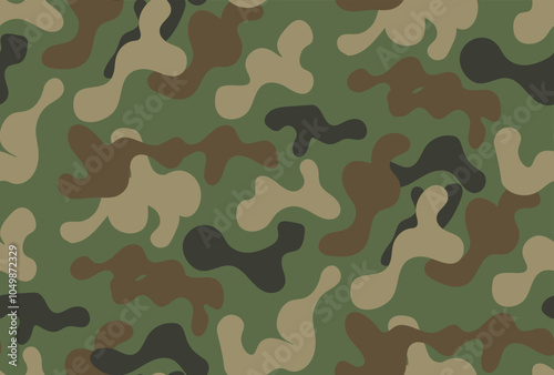 camouflage abstract illustration seamless pattern vector textile digitally generated image