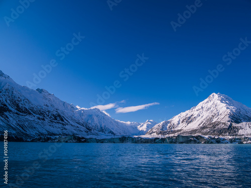 View Across Lake Tasman Mount Cook National Park photo