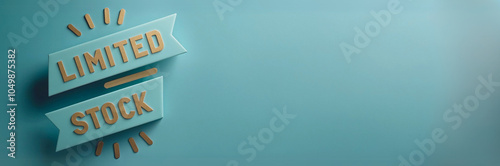Scarcity Marketing Concept- Limited Stock Alert Visual